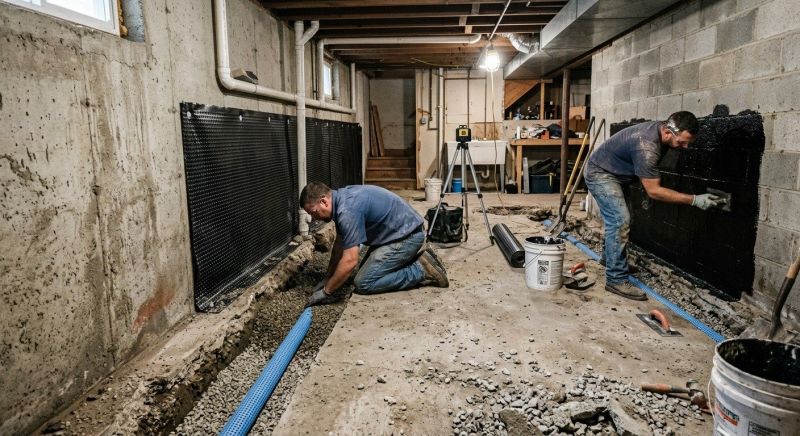 Basement Walls Waterproofing in Birmingham, AL