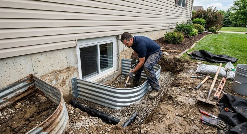 Window Well Installation in Overland Park, KS